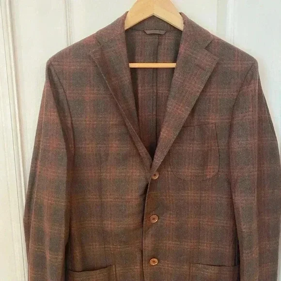 Eidos Napoli Mens 100% Wool Blazer Sports Coat
